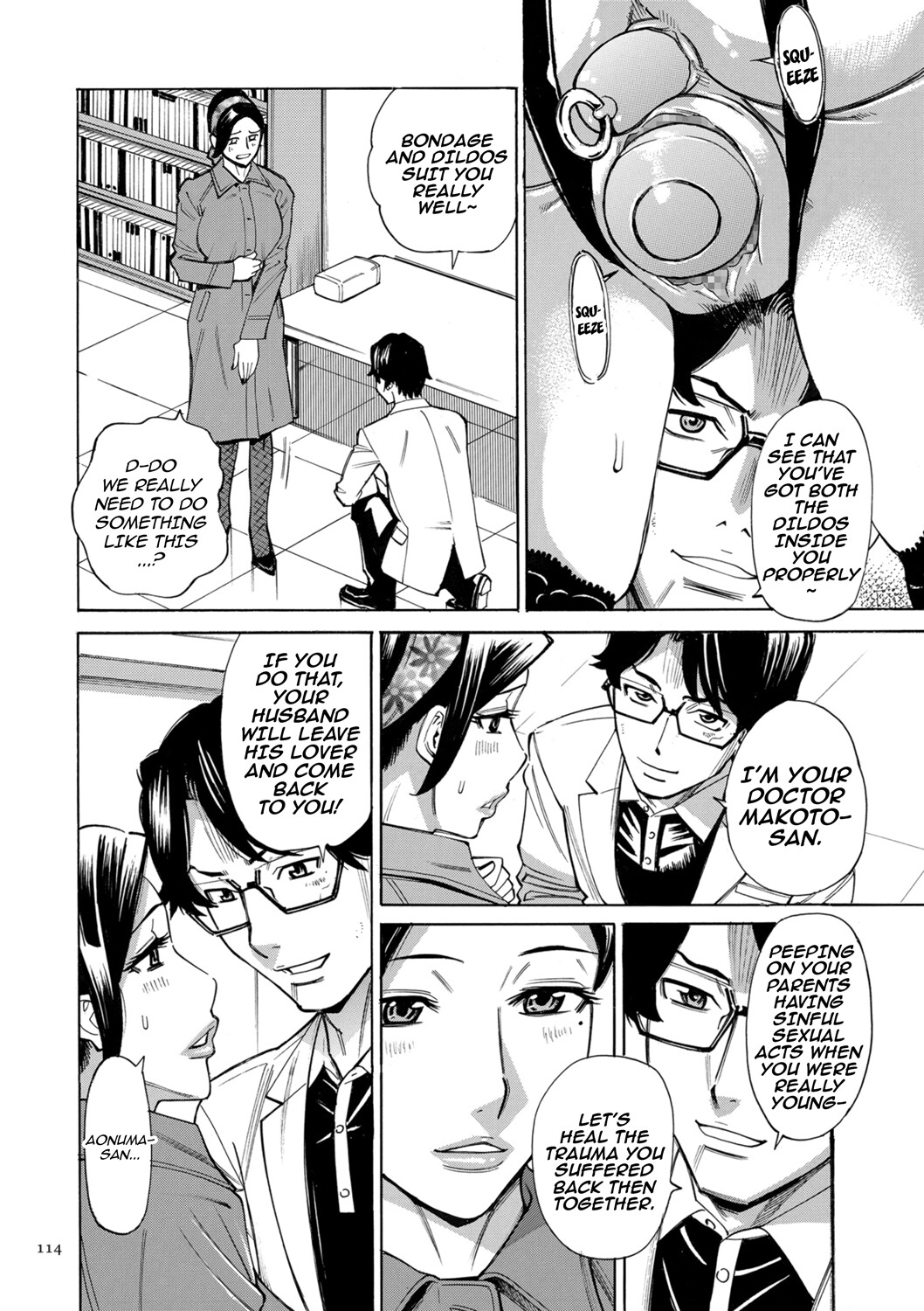 Hentai Manga Comic-Hitozuma Hypnotherapy-Read-114